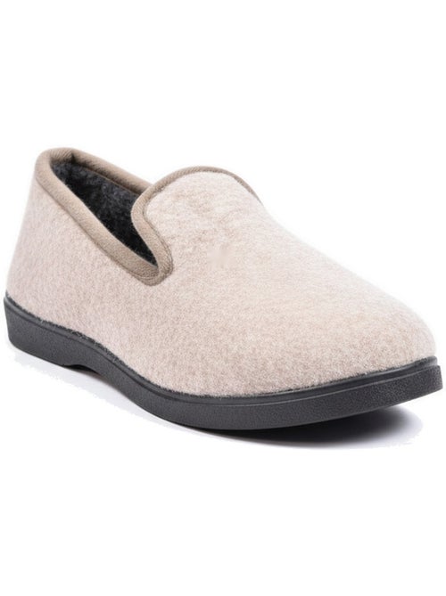 Pantofole donna ozabi invernali, feltro melange, foderate, suola estraibile - Kiabi Pantofole donna ozabi invernali, feltro melange, foderate, suola estraibile - Kiabi