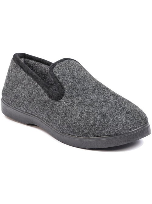 Pantofole donna ozabi invernali, feltro melange, foderate, suola estraibile - Kiabi Pantofole donna ozabi invernali, feltro melange, foderate, suola estraibile - Kiabi