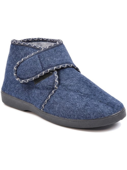 Pantofole donna ozabi tige alta, chiusura autoadesiva, feltro - Kiabi Pantofole donna ozabi tige alta, chiusura autoadesiva, feltro - Kiabi