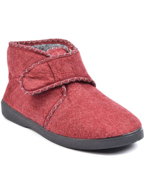 Pantofole donna ozabi tige alta, chiusura autoadesiva, feltro - Kiabi Pantofole donna ozabi tige alta, chiusura autoadesiva, feltro - Kiabi