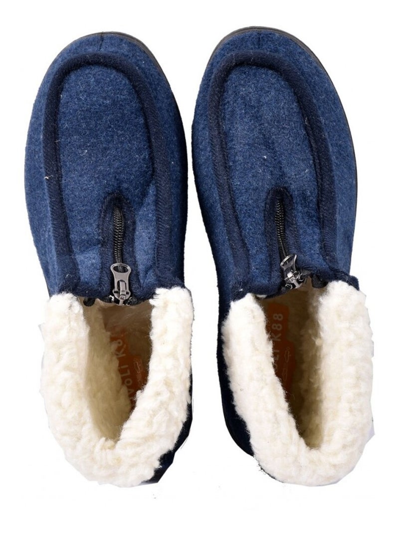 Pantofole Donna Pantofola PREMIUM Blu marino - Kiabi