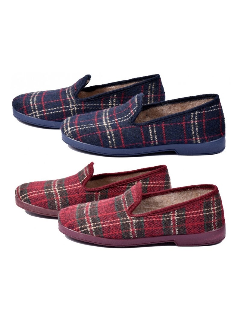 Pantofole Donna Pantofola PREMIUM Blu marino - Kiabi