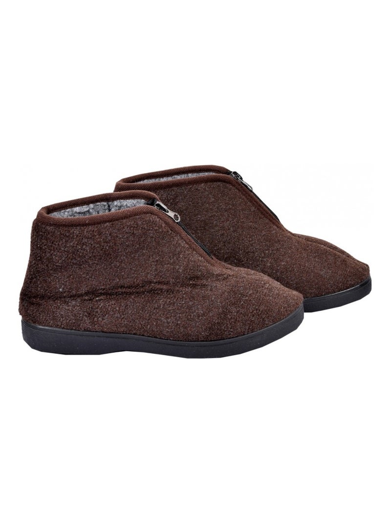 Pantofole Donna Pantofola PREMIUM Marrone - Kiabi