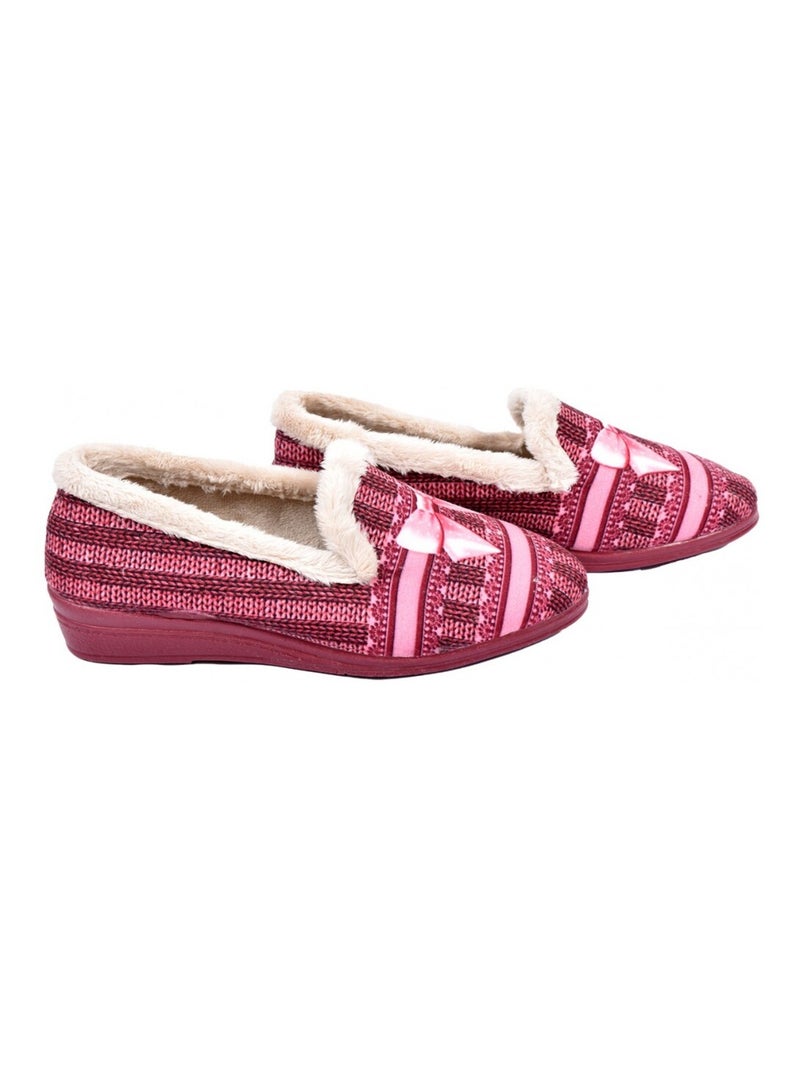 Pantofole Donna PREMIUM FANTASIA Bordeaux - Kiabi