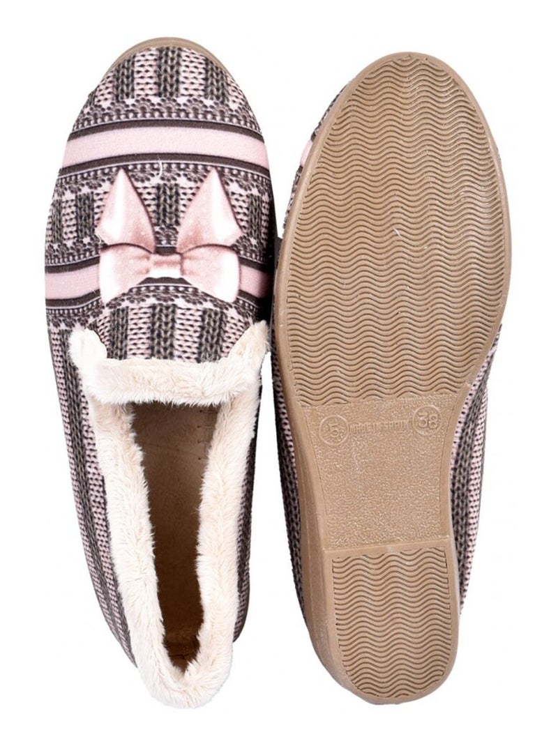 Pantofole Donna PREMIUM FANTASIA Tortora - Kiabi