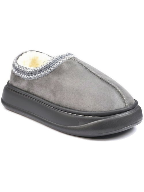 Pantofole donna stile scandinavo, tacco chiuso, interno foderato ozabi - Kiabi Pantofole donna stile scandinavo, tacco chiuso, interno foderato ozabi - Kiabi