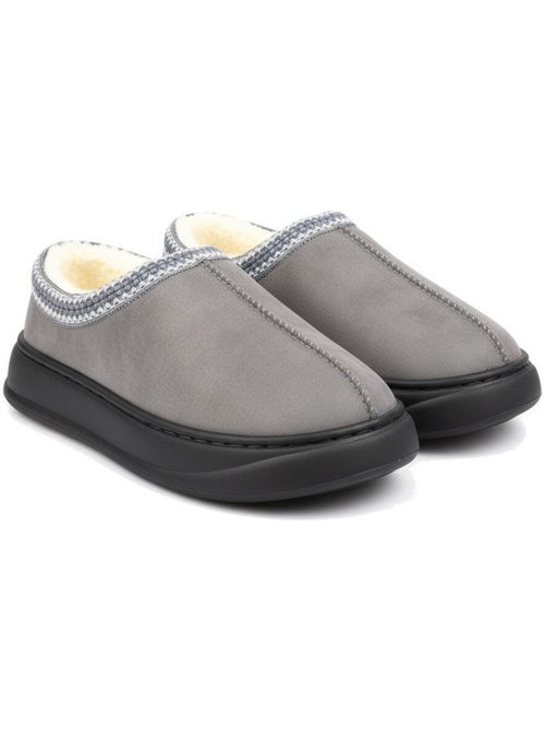 Pantofole donna stile scandinavo, tacco chiuso, interno foderato ozabi - Kiabi Pantofole donna stile scandinavo, tacco chiuso, interno foderato ozabi - Kiabi
