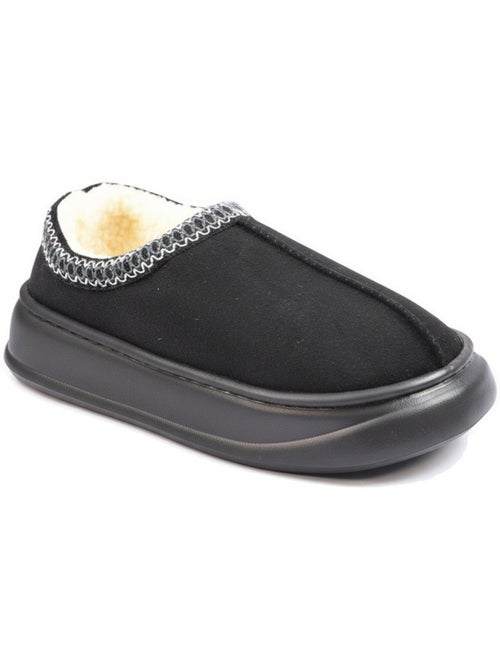 Pantofole donna stile scandinavo, tacco chiuso, interno foderato ozabi - Kiabi Pantofole donna stile scandinavo, tacco chiuso, interno foderato ozabi - Kiabi