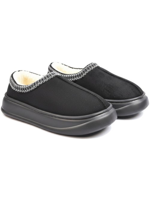 Pantofole donna stile scandinavo, tacco chiuso, interno foderato ozabi - Kiabi Pantofole donna stile scandinavo, tacco chiuso, interno foderato ozabi - Kiabi