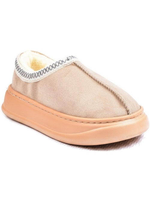 Pantofole donna stile scandinavo, tacco chiuso, interno foderato ozabi - Kiabi Pantofole donna stile scandinavo, tacco chiuso, interno foderato ozabi - Kiabi