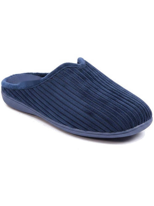 Pantofole donna tinta unita velluto a coste sintetico ozabi - Kiabi Pantofole donna tinta unita velluto a coste sintetico ozabi - Kiabi