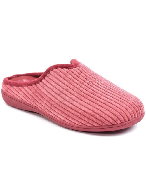 Pantofole donna tinta unita velluto a coste sintetico ozabi - Kiabi Pantofole donna tinta unita velluto a coste sintetico ozabi - Kiabi