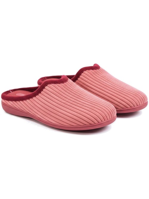 Pantofole donna tinta unita velluto a coste sintetico ozabi - Kiabi Pantofole donna tinta unita velluto a coste sintetico ozabi - Kiabi