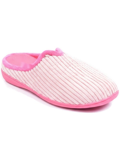 Pantofole donna tinta unita velluto a coste sintetico ozabi - Kiabi Pantofole donna tinta unita velluto a coste sintetico ozabi - Kiabi