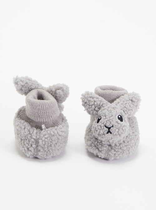 Pantofole effetto montone con testa di animale - Kiabi Pantofole effetto montone con testa di animale - Kiabi