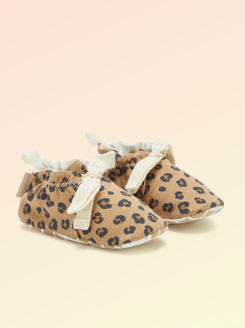 Pantofole extra morbide motricità 1 - Kitchoun Marrone - Kiabi