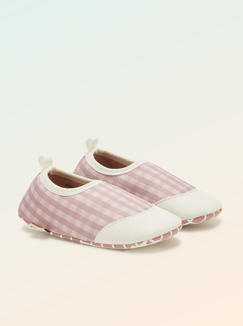 Pantofole extra morbide motricità 2 - Kitchoun Rosa - Kiabi