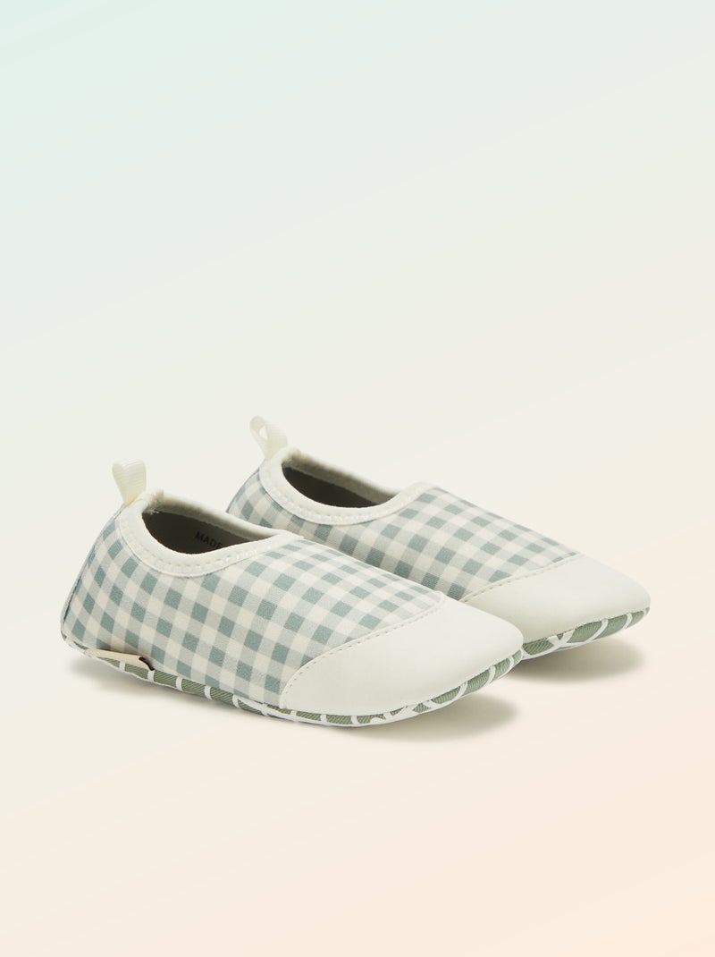 Pantofole extra morbide motricità 2 - Kitchoun Verde - Kiabi