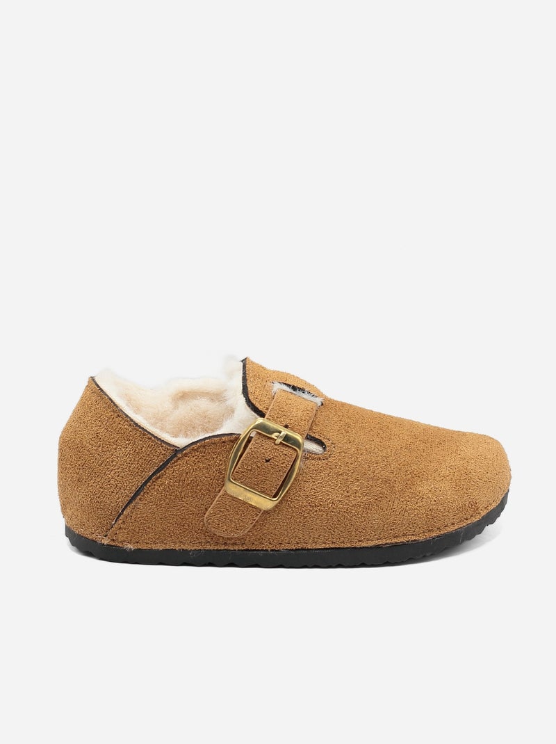 Pantofole foderate Cammello - Kiabi