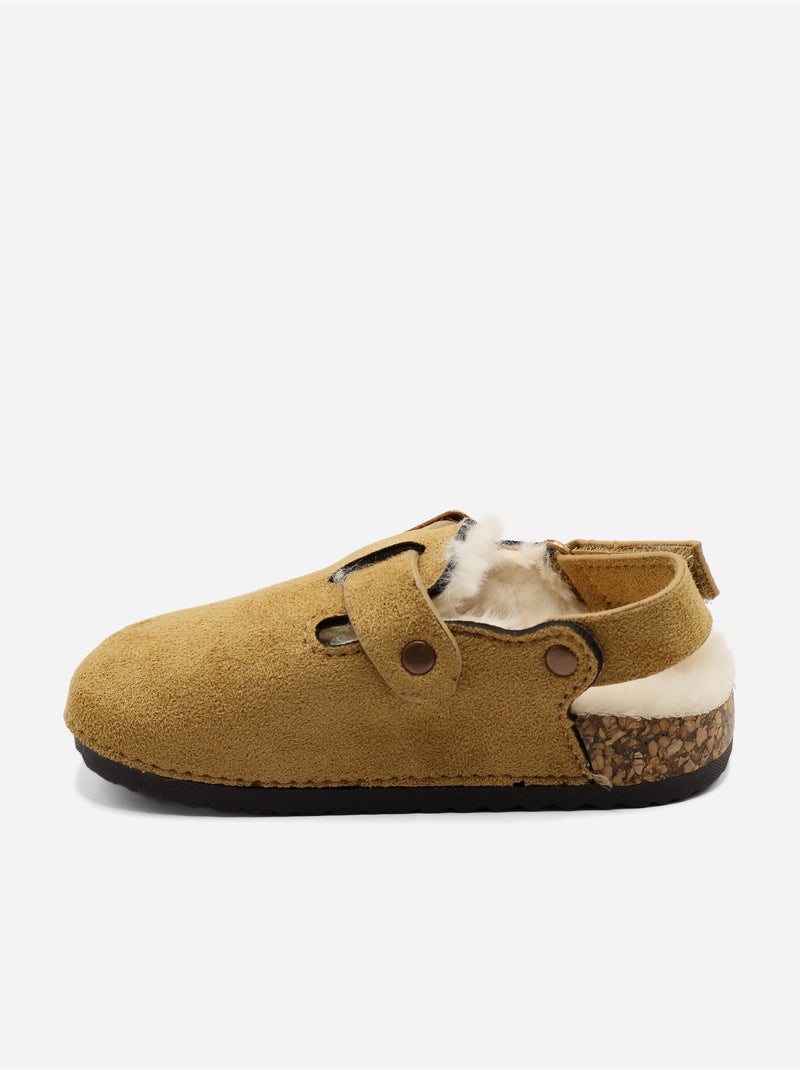 Pantofole foderate Cammello - Kiabi