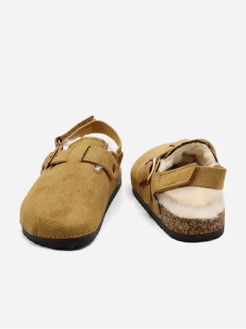 Pantofole foderate Cammello - Kiabi