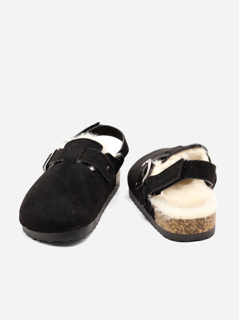 Pantofole foderate Nero - Kiabi