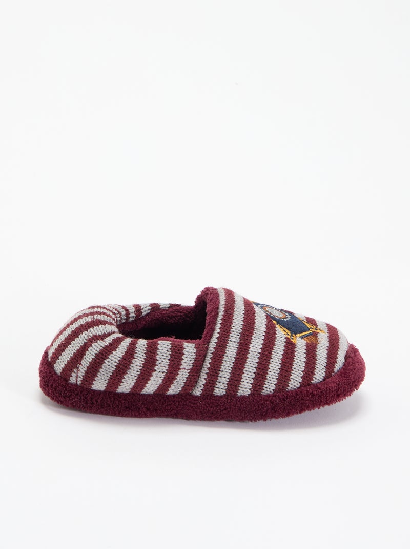 Pantofole foderate Rosso - Kiabi
