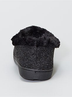 Scarpe - Pantofole in feltro interno imbottito - Kiabi