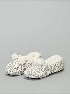 Pantofole in finta pelliccia - Kiabi