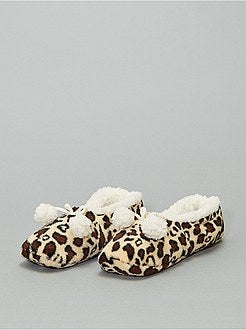 Pantofole in finta pelliccia - Kiabi