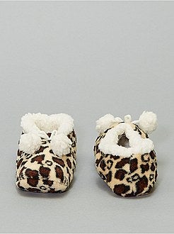 Pantofole in finta pelliccia - Kiabi