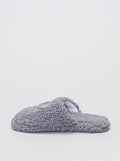 Pantofole in maglia bouclé - Kiabi