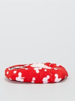 Pantofole in morbido pile 'Minnie' 'Disney' - Kiabi