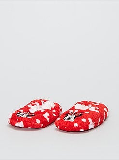 Pantofole in morbido pile 'Minnie' 'Disney' - Kiabi