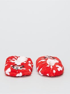 Pantofole in morbido pile 'Minnie' 'Disney' - Kiabi