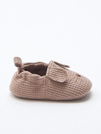 Pantofole in mussola di cotone + orecchie animali