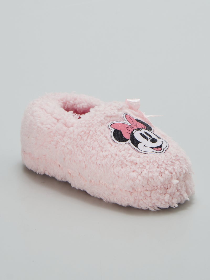 Pantofole in sherpa 'Minnie' ROSA - Kiabi