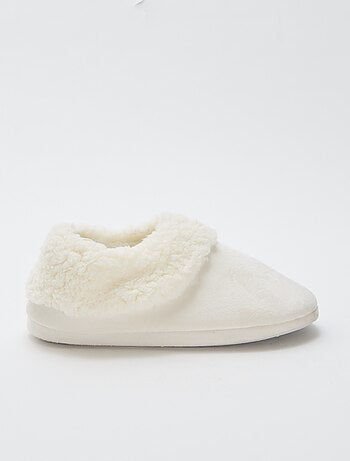 Pantofole in simil suede
