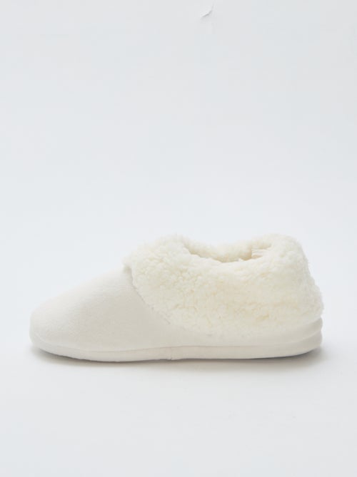 Pantofole in simil suede - Kiabi