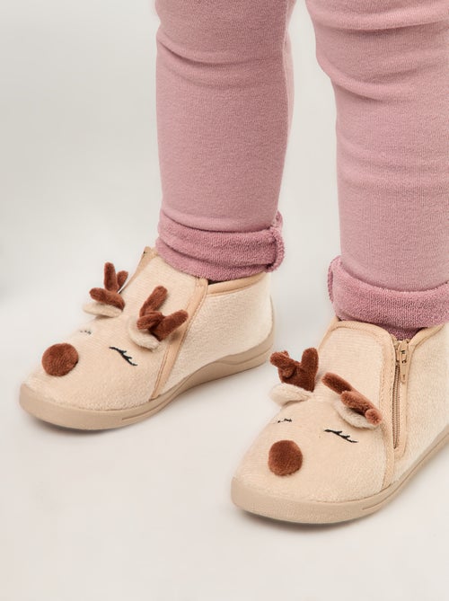 Pantofole in suedette giocose Natale - Kiabi