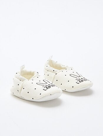 Pantofole in tessuto con stampa animalier