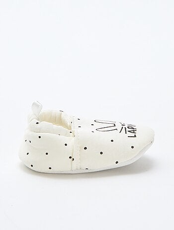 Pantofole in tessuto con stampa animalier