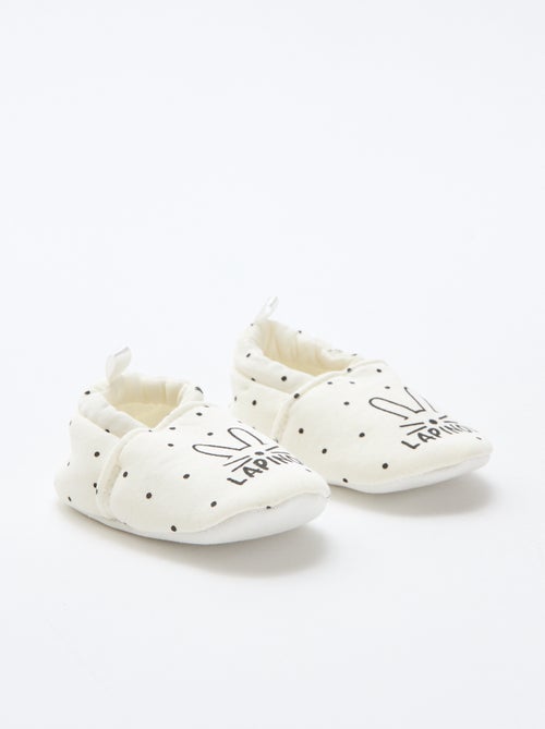 Pantofole in tessuto con stampa animalier - Kiabi