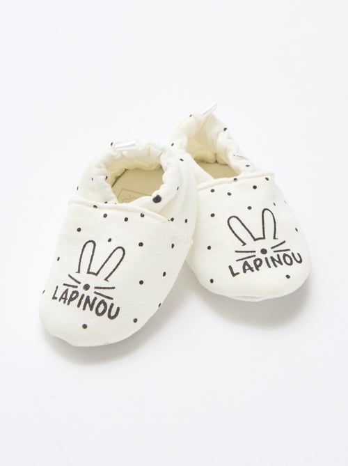 Pantofole in tessuto con stampa animalier - Kiabi