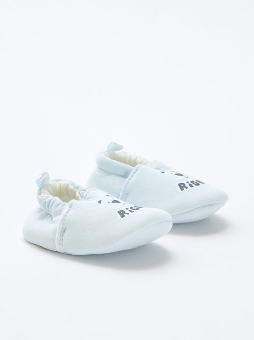 Pantofole in tessuto stampato animalier - Kiabi