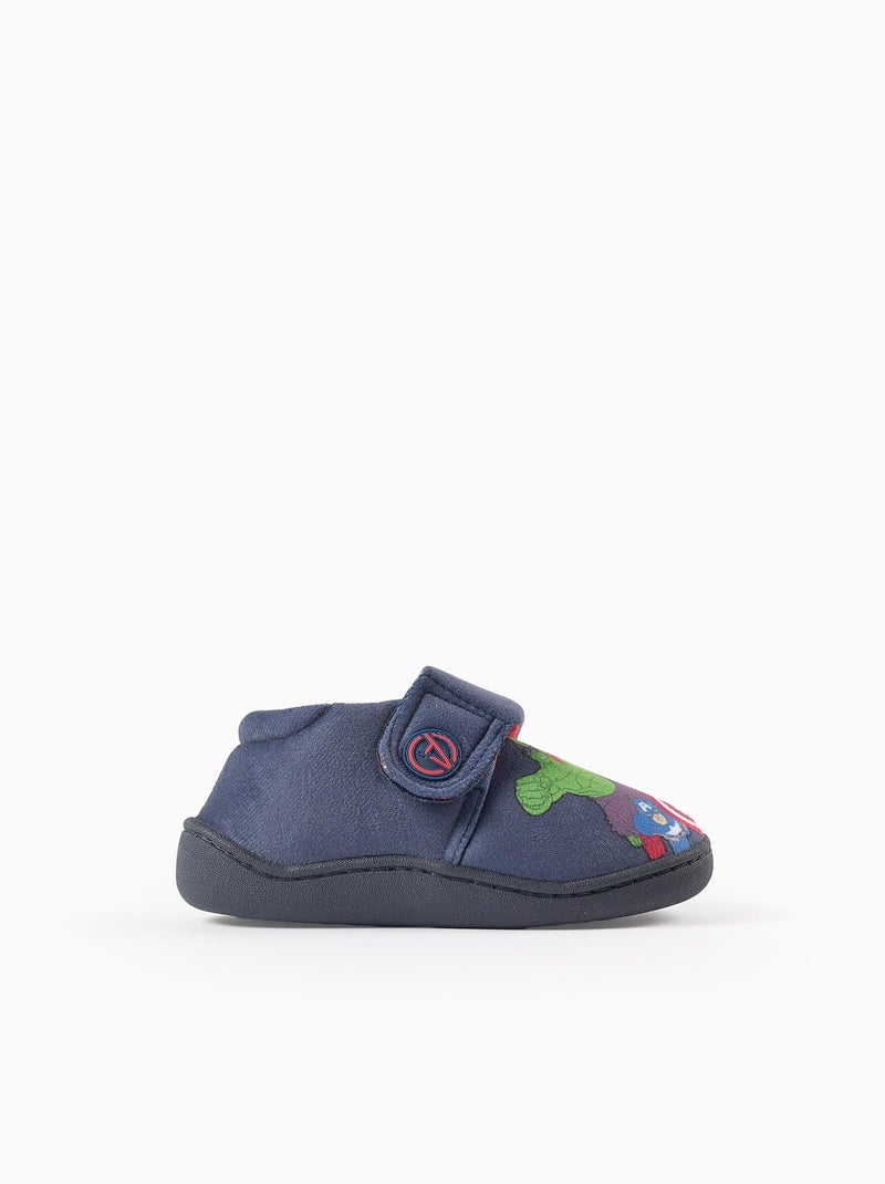 Pantofole in velluto con avengers Blu scuro - Kiabi