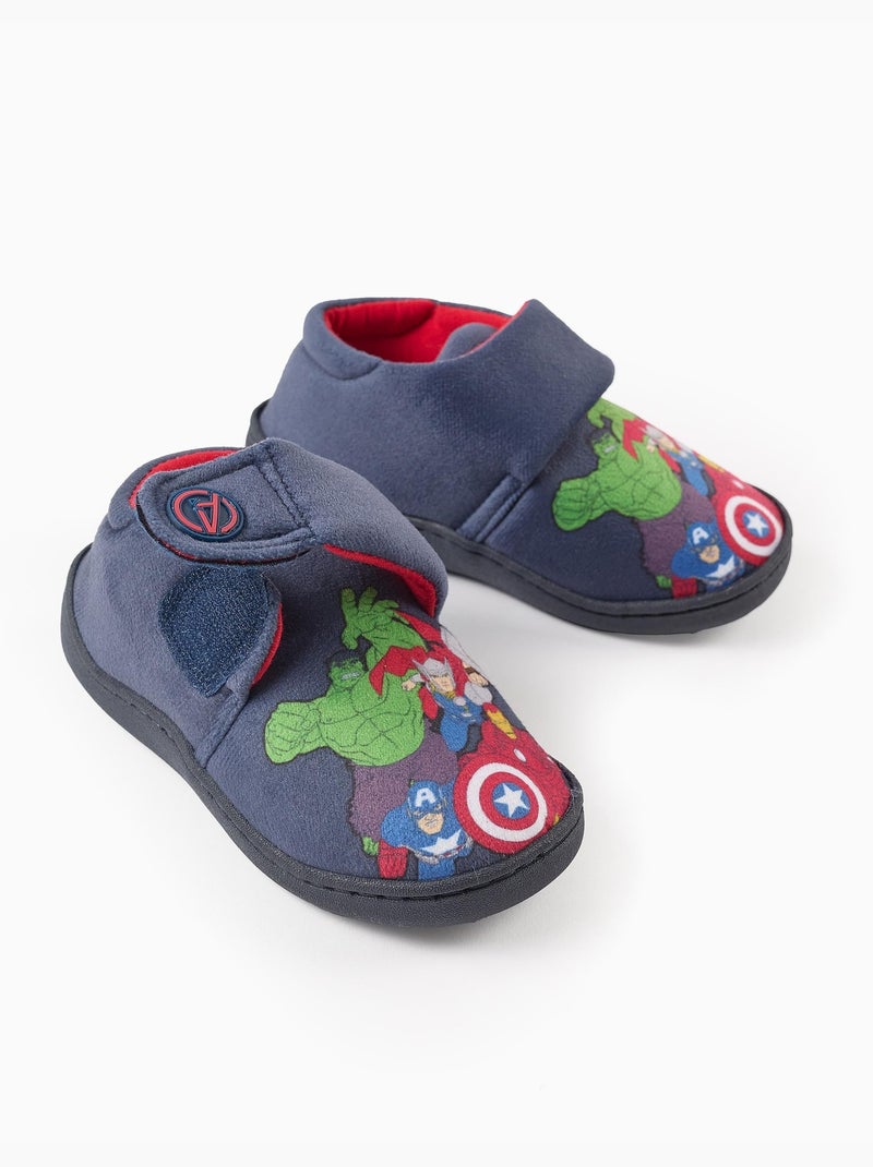 Pantofole in velluto con avengers Blu scuro - Kiabi