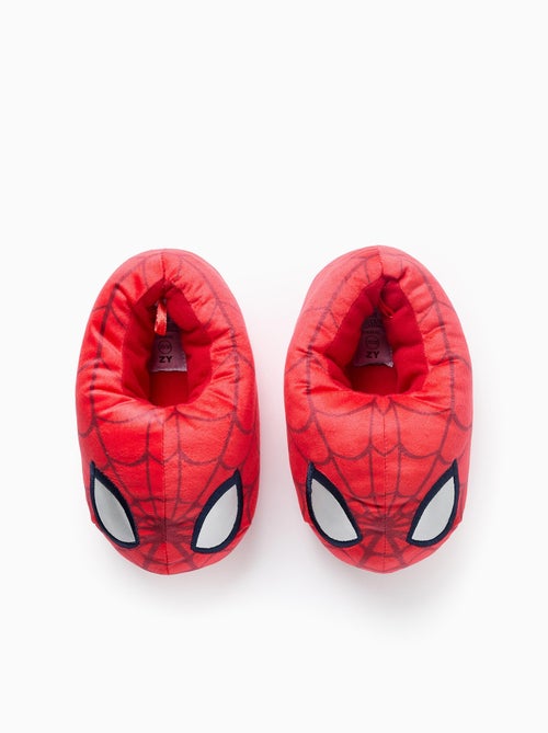 Pantofole in velluto con imbottitura 'spider-man' - Kiabi