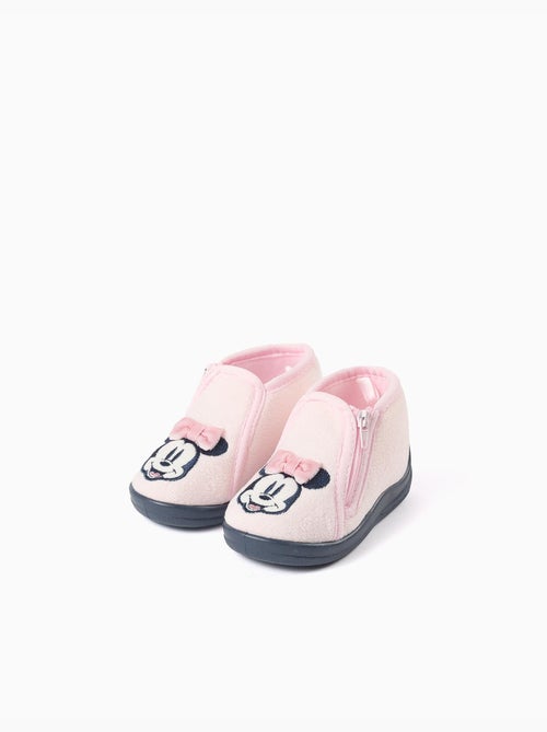 Pantofole in velluto con ricamo Minnie - Kiabi