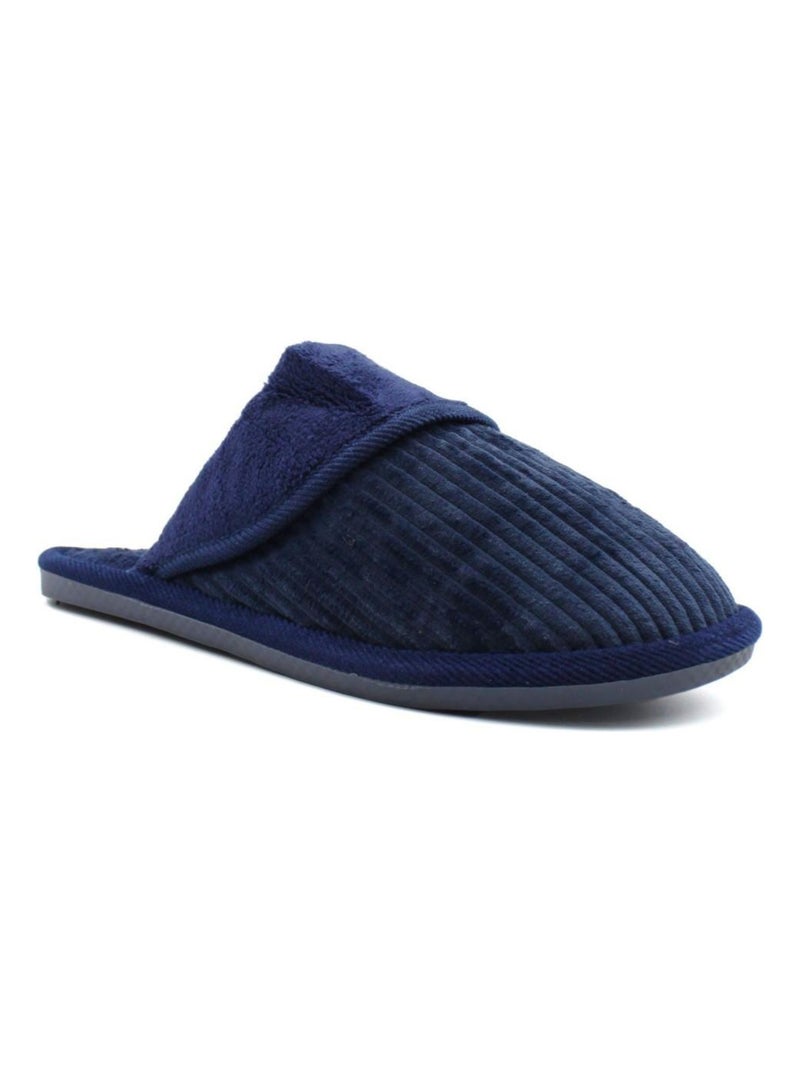 Pantofole in velluto Kebello Blu marino - Kiabi